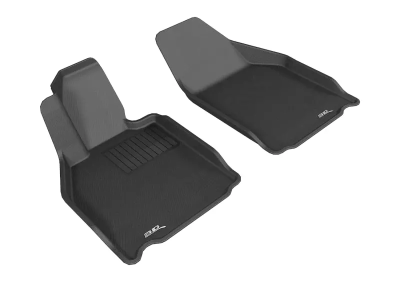 3D Maxpider 2005-2012 Porsche 911 997 Kagu 1St Row Floormat - Black 1