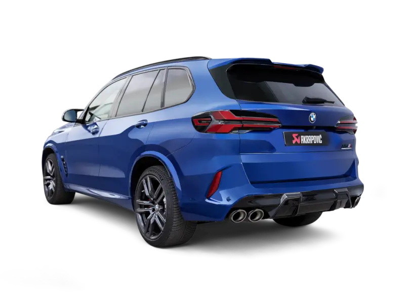 Akrapovic 2024+ Bmw X5m / X6m (Face Lift) Slip-On Line (Titanium) W/Carbon Fiber Tips 1