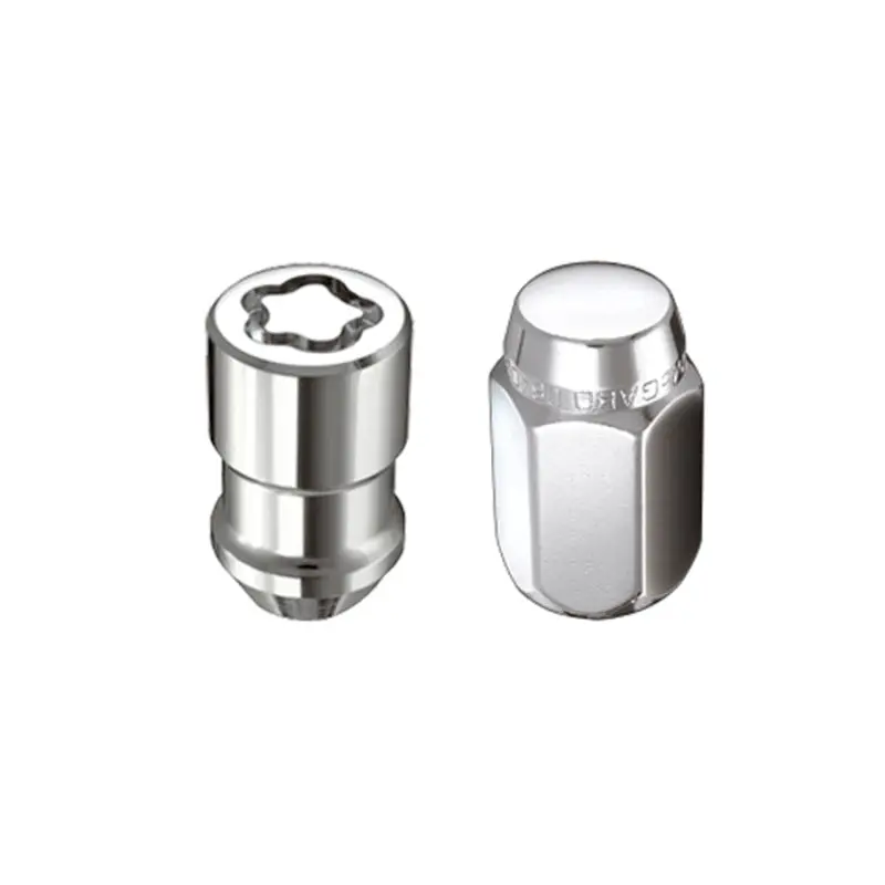 Mcgard 4 Lug Hex Install Kit W/Locks (Cone Seat Nut) M12x1.5 / 13/16 Hex / 1.5In. Length - Chrome 1
