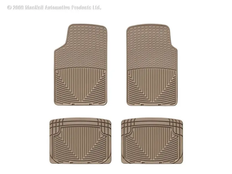 Wt Rubber Mats - Rear - Tan 1