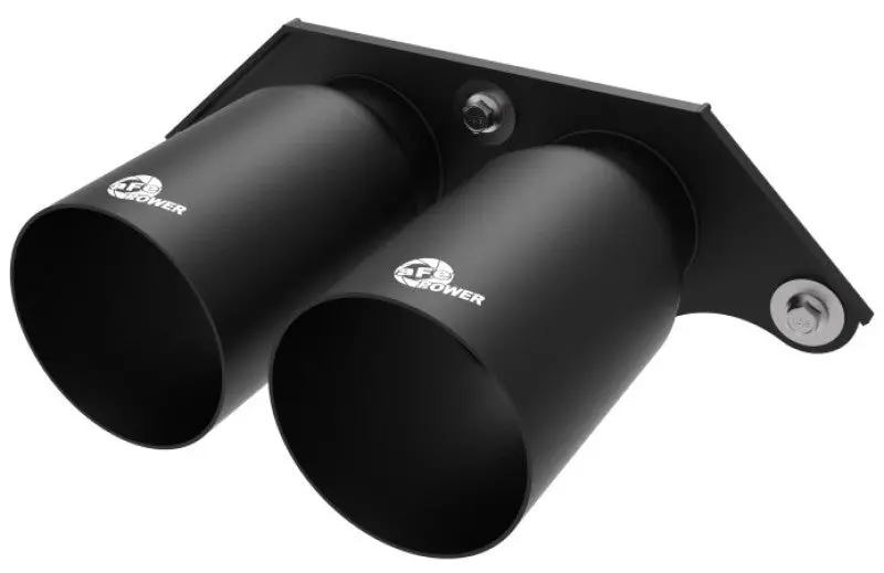 Afe Power Mach Force Xp 4In 304 Ss Bolt-On Exhaust Tips Satin Black 14-19 Porsche 911 Gt3 3.8L/4.0L 1