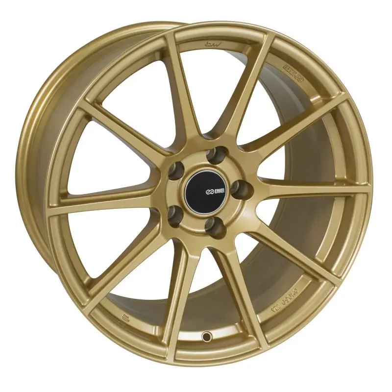 Enkei Ts10 18X8 45Mm Offset 5X100 Bolt Pattern 72.6Mm Bore Dia Gold Wheel 1
