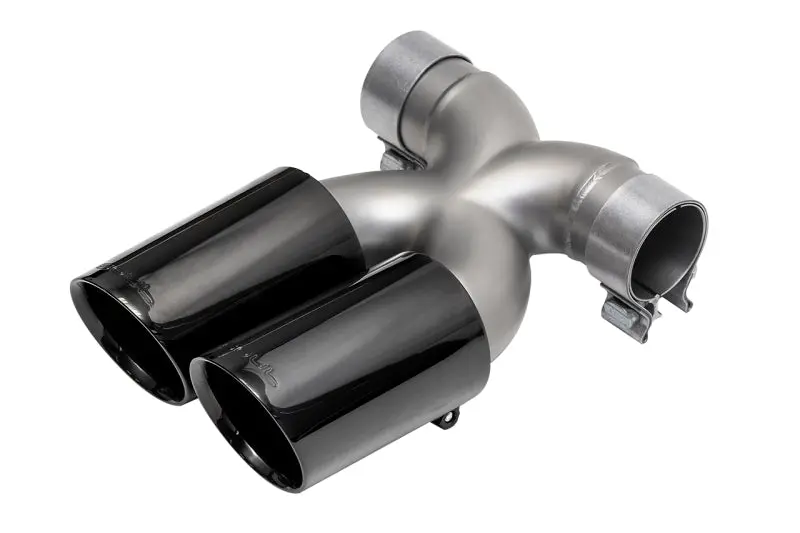 Soul 13-16 Porsche 987.2 / 981 Cayman / Boxster Bolt-On X-Pipe W/ Tips - Black Chrome Dual Wall Tips 1