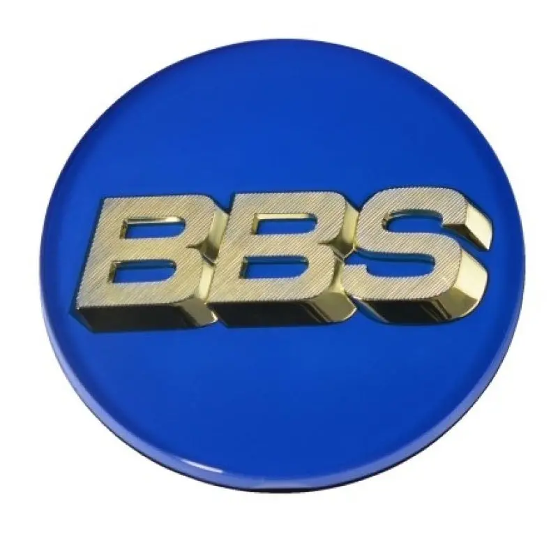 Bbs Center Cap 70.6Mm Blue/Gold (3-Tab) 1