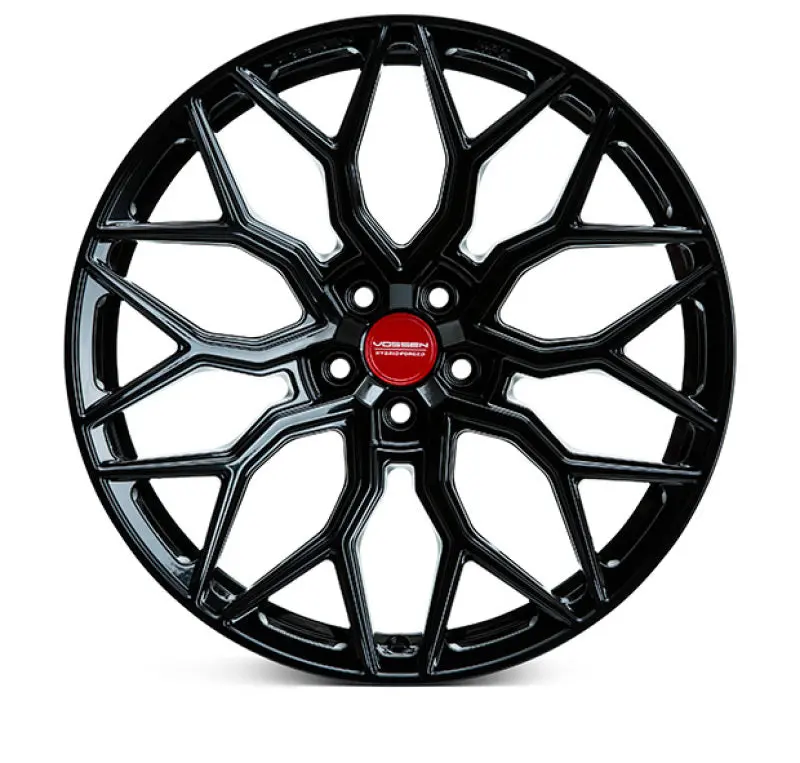 Vossen Hf-2 20X9 / 5X120 / Et35 / Flat Face / 66.9 - Gloss Black Wheel 1