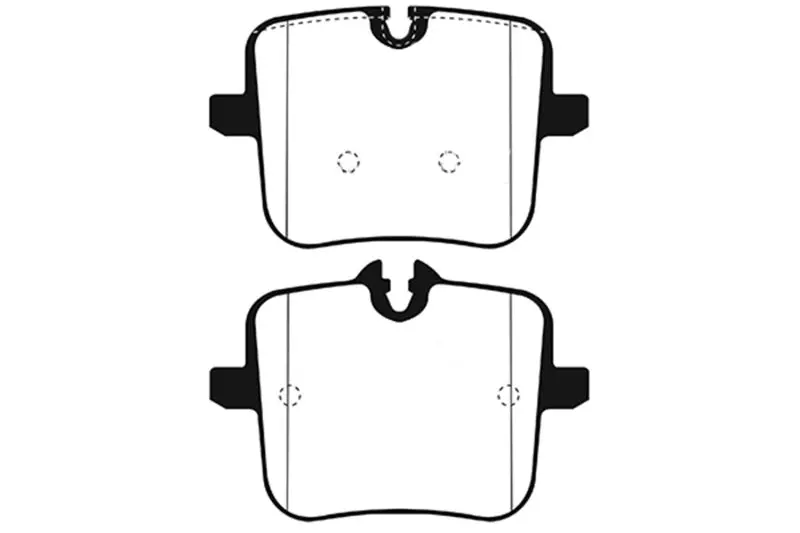 Ebc 2018+ Bmw M5 4.4Tt (F90) Yellowstuff Rear Brake Pads 2