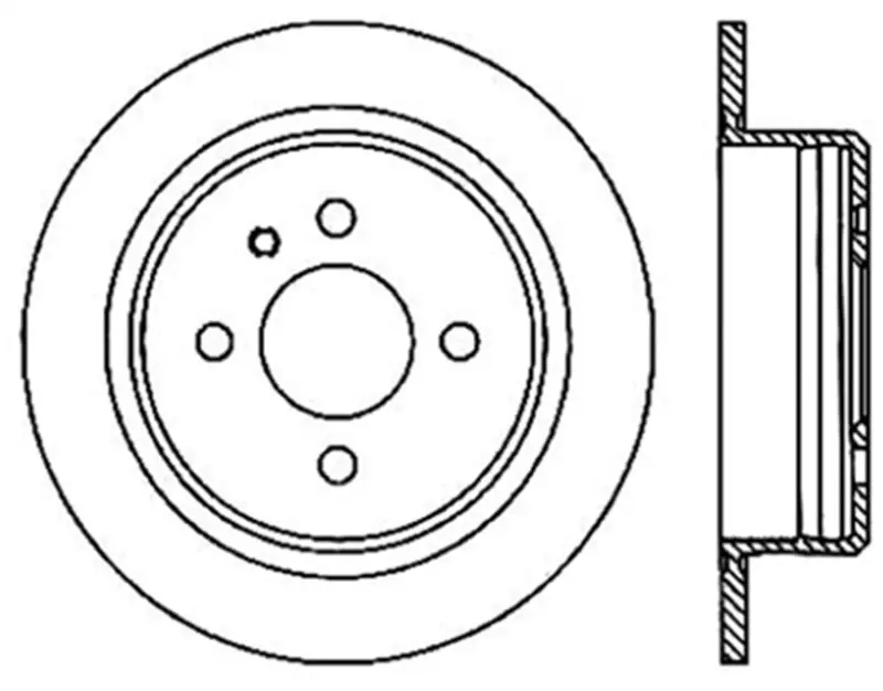 Stoptech Drilled Sport Brake Rotor 1