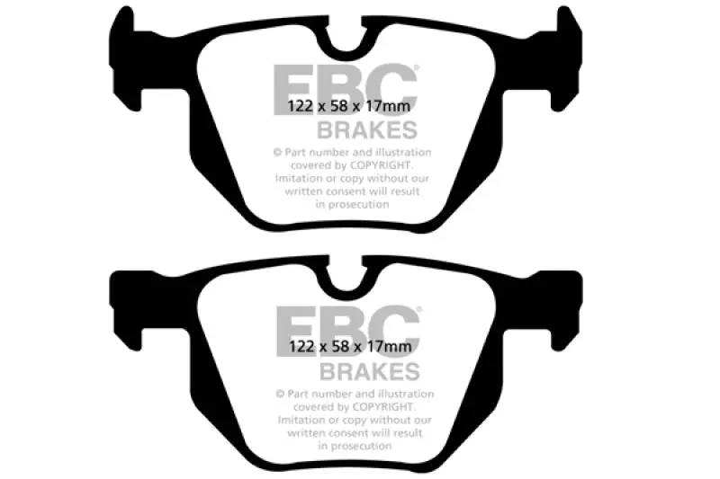 Ebc 13+ Bmw X1 3.0 Turbo (35I) Yellowstuff Rear Brake Pads 2