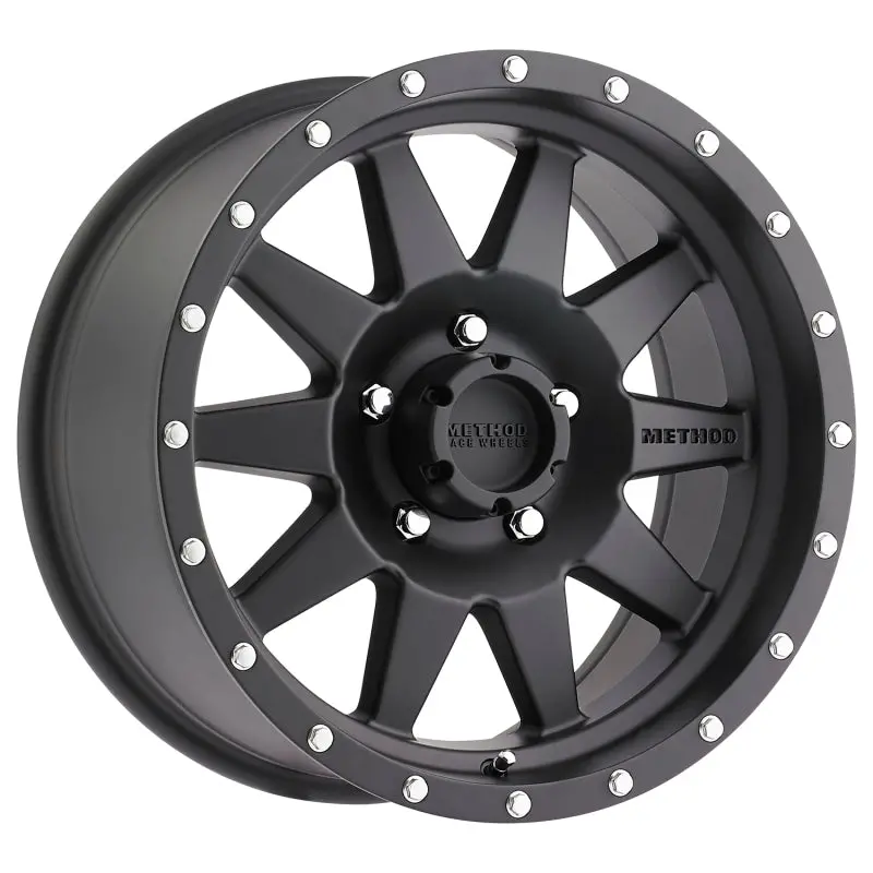 Method Mr301 The Standard 17X9 -12Mm Offset 5X5 94Mm Cb Matte Black Wheel 1