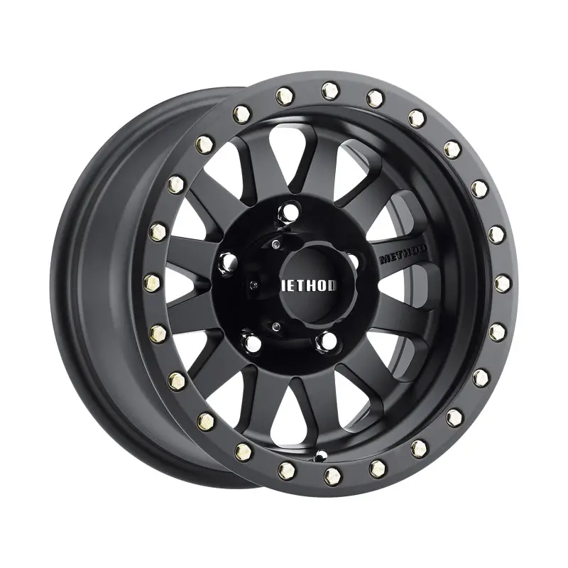 Method Mr304 Double Standard 17X8.5 0Mm Offset 5X5 94Mm Cb Matte Black Wheel 1