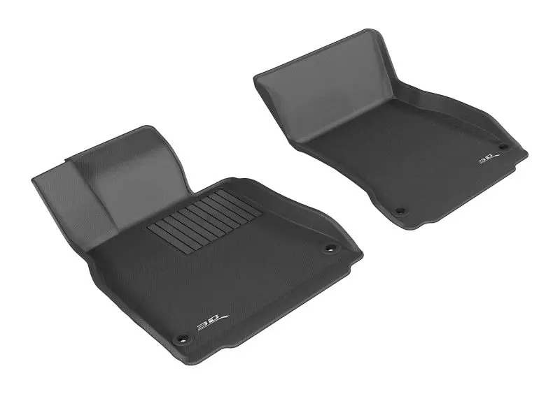 3D Maxpider 2014-2019 Mercedes-Benz S-Class W222 Kagu 1St Row Floormat - Black 1