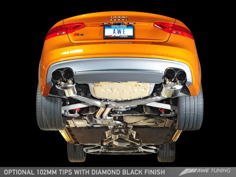Awe Tuning Audi B8.5 S5 3.0T Touring Edition Exhaust System - Polished Silver Tips (102Mm) 1