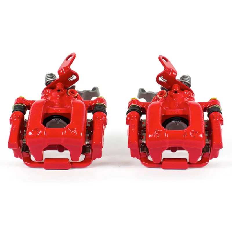 Power Stop 10-12 Audi A3 Rear Red Calipers W/Brackets - Pair 1