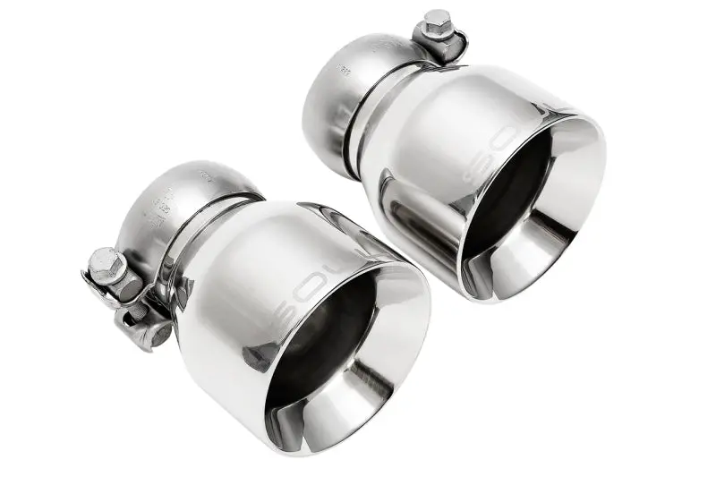 Soul 2020+ Porsche 718 Gt4 / Spyder / Gts 4.0L Bolt On Exhaust Tips - Polished Straight Cut 1