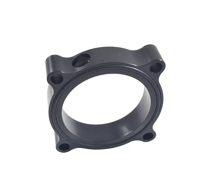 Torque Solution Throttle Body Spacer (Black): Audi / Volkswagen 2.0T Fsi Si 1
