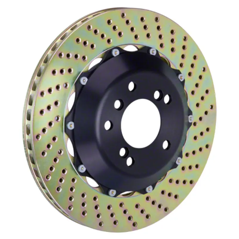 Brembo 03-12 Db9/06-11 V8 Vantage Rear 2-Piece Discs 328X28 2Pc Rotor Drilled 1