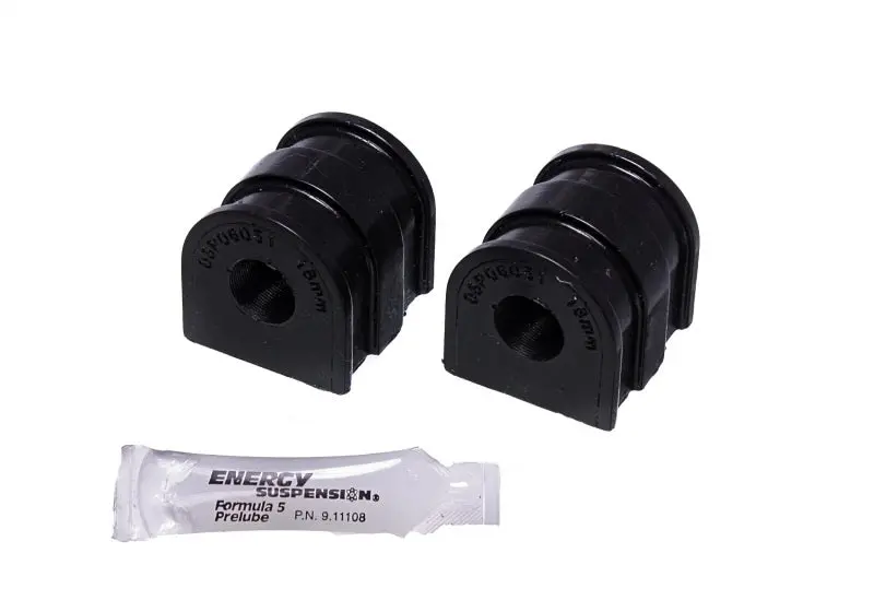 Energy Suspension 10-14 Vw Golf (Base)/10-14 Vw Gti Black 18.5Mm Rear Sway Bar Bushing Set 1