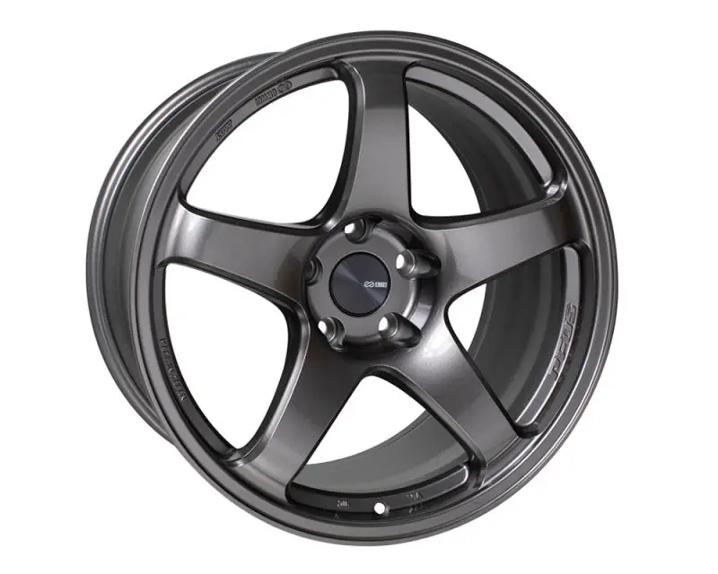 Enkei Pf05 19X8.5 5X112 38Mm Offset 75Mm Bore Dark Silver Wheel 1