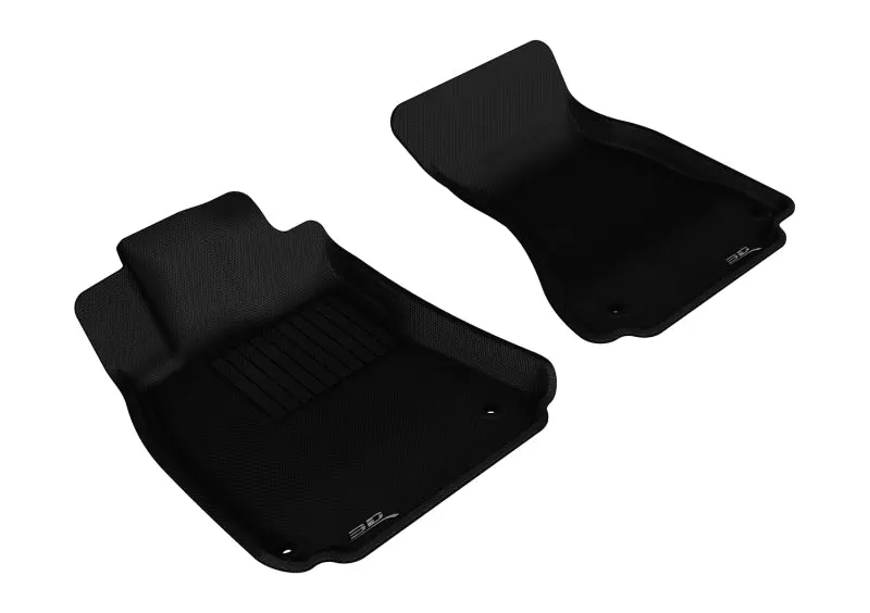 3D Maxpider 2009-2017 Audi A4/S4/Rs4/A5/S5 Kagu 1St Row Floormat - Black 1