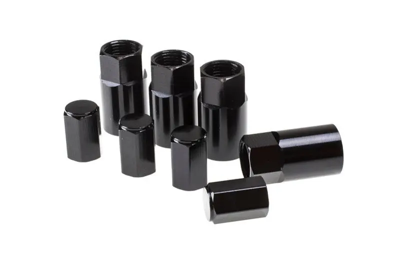 Wheel Mate Aluminum Tpms Valve Stem Cover - Black Anodize 1