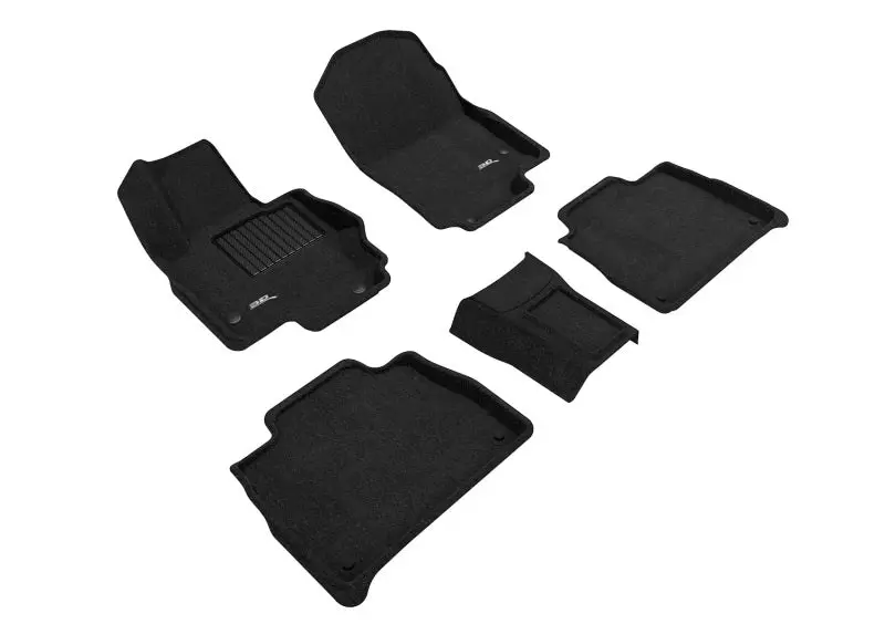 3D Maxpider 20-22 Mercedes-Benz Gle-Class 5-Seat Suv (W167) Elegant 1St 2Nd Row - Set (Black) 1