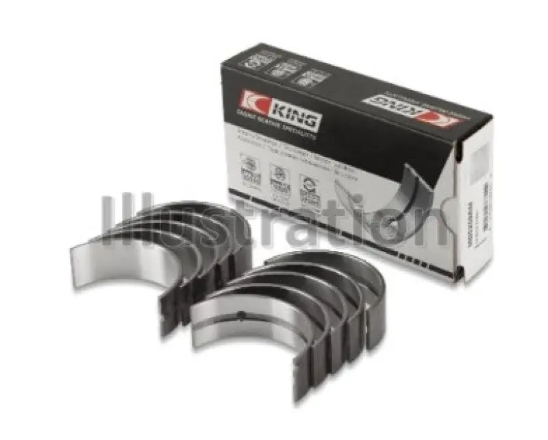 King Engine Bearings Isuzu 4Xe1/4Xf1/4Xc1t (Size Std) Main Bearing Set 1