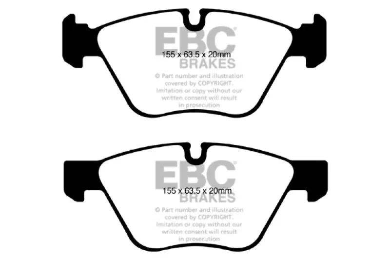 Ebc 08-10 Bmw 128 3.0 Yellowstuff Front Brake Pads 2