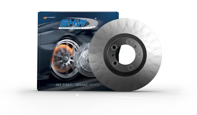 Shw 93-95 Porsche 928 Gts 5.4L Right Front Smooth Monobloc Brake Rotor (92835104601) 1