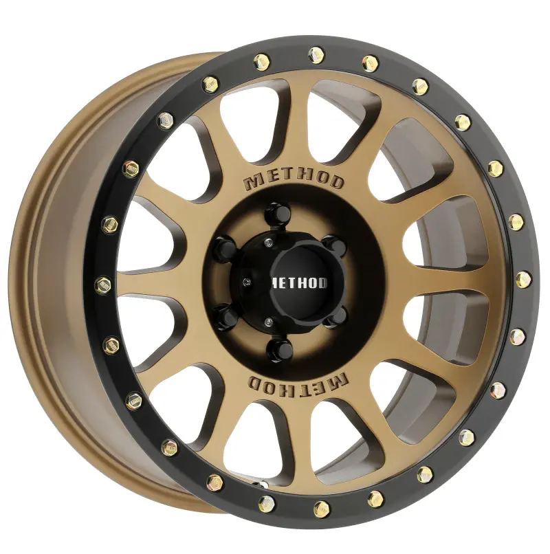 Method Mr305 Nv 16X8 0Mm Offset 6X5.5 108Mm Cb Method Bronze/Black Street Loc Wheel 1
