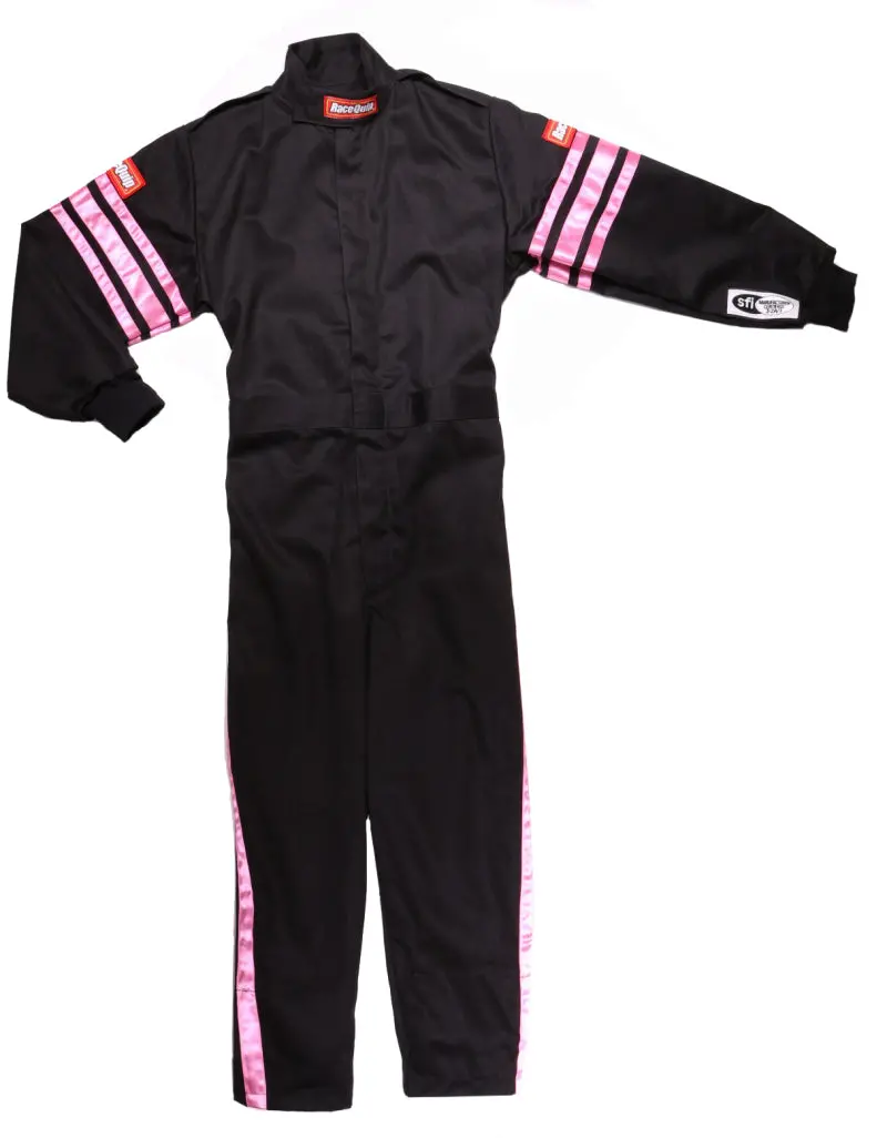 Racequip Pink Trim Sfi-1 Jr. Suit - Ksmall 1
