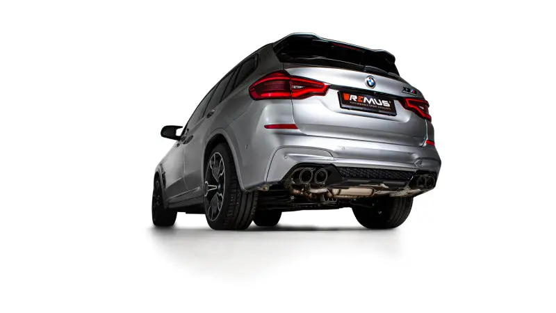 Remus 2019 Bmw X3 M Competition F97 3.0L Turbo (S58b30a W/Gpf) Axle Back Exhaust (Tail Pipes Req) 1