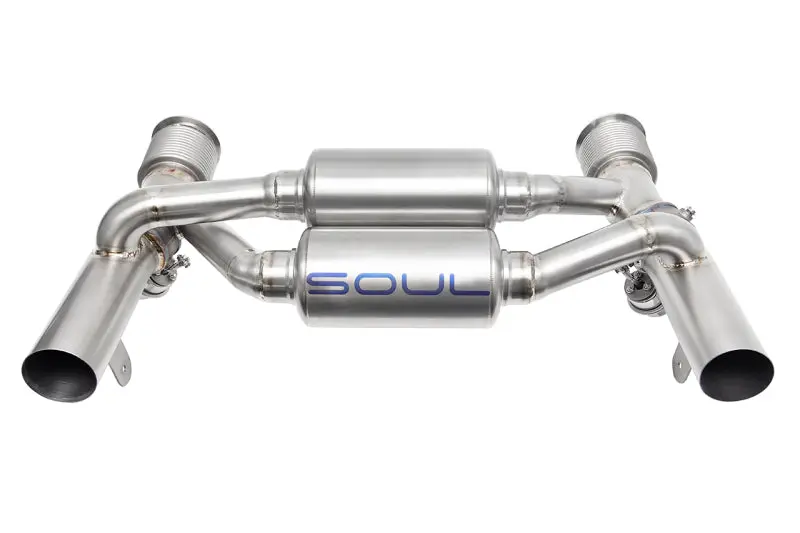 Soul 2019+ Lamborghini Huracan Evo Titanium Valved Exhaust (Raw Finish) 1