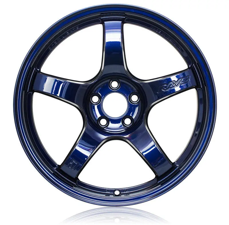 Gram Lights 57Cr 18X8.5 +37 5X108 Eternal Blue Pearl Wheel 1