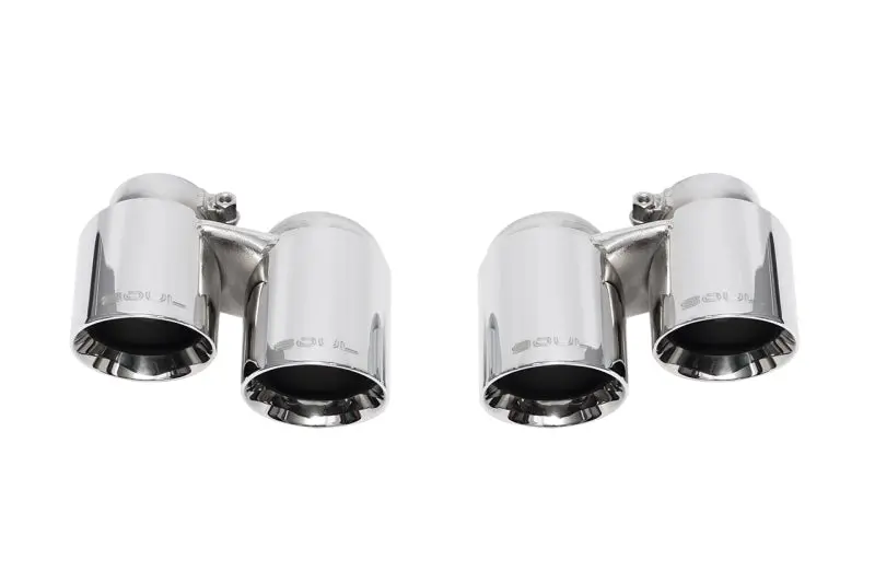 Soul 12-16 Porsche 991.1 Carrera Base / S / Gts (W/ Pse) Bolt On Exhaust Tips - Polished Chrome 1
