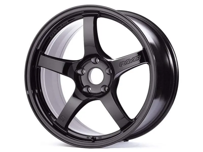Gram Lights 57Cr 18X9.5 +38 5X114.3 Glass Black Wheel (Min Order Qty Of 20) 1