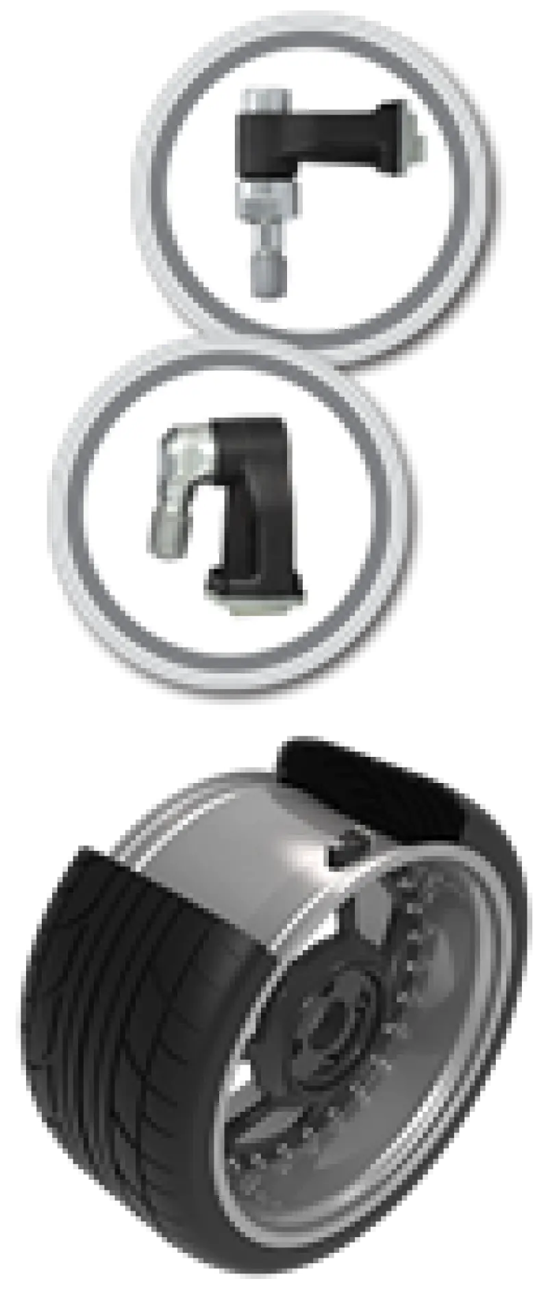 Schrader Tpms Sensor - Clamp-In Programmable 90 Degree Ez-Sensor ( Valve Stem Not Included ) 1