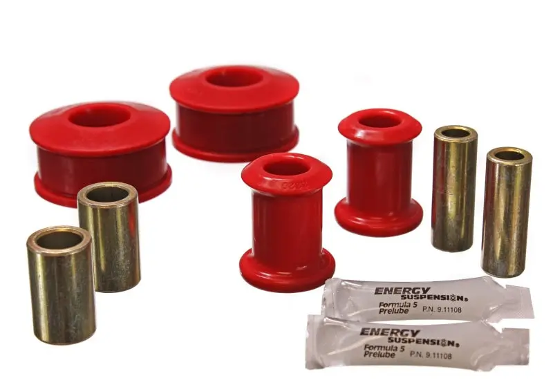 Energy Suspension 93-99 Volkswagen Cabrio/Golf Iii/Gti/Jetta Iii Red Front Control Arm Bushing Set 1