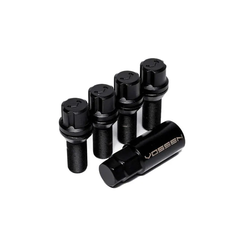 Vossen 30Mm Lock Bolt - 14X1.25 - 17Mm Hex - Cone Seat - Black (Set Of 4) 1