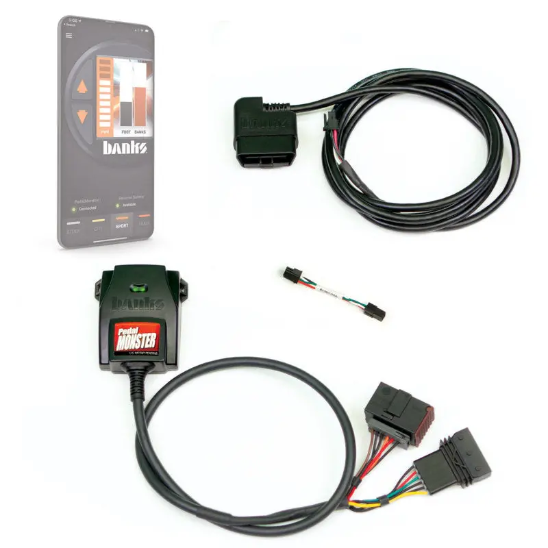 Banks Power Pedal Monster Kit (Stand-Alone) - Te Connectivity Mt2 - 6 Way - Use W/Phone 1