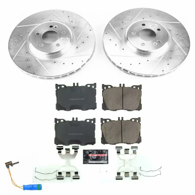 Power Stop 2018 Mercedes-Benz C43 Amg Front Z23 Evolution Sport Brake Kit 1