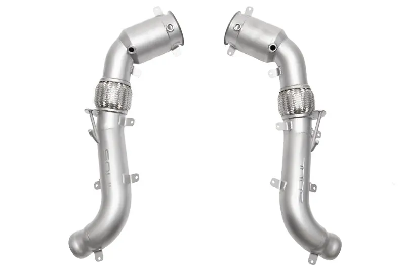 Soul 14-17 Mclaren Mp4-12C / 650S / 675Lt 3.5In Sport Downpipes (W/ 200 Cell Cats) 1