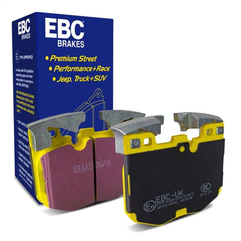 Ebc 2017+ Bmw 530 2.0L Turbo (G30) Yellowstuff Front Brake Pads 1