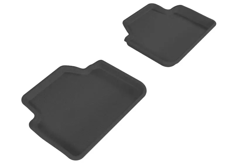 3D Maxpider 2006-2011 Bmw 3 Series/X3 E90/E83 Kagu 2Nd Row Floormats - Black 1