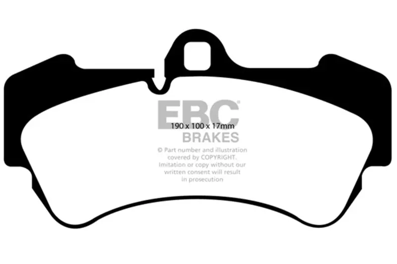 Ebc 04-06 Porsche Cayenne 3.2L Bluestuff Front Brake Pads 1