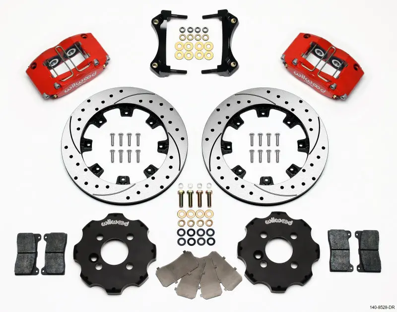 Wilwood Dynapro Radial Front Kit 12.19In Drilled Red Mini Cooper 1