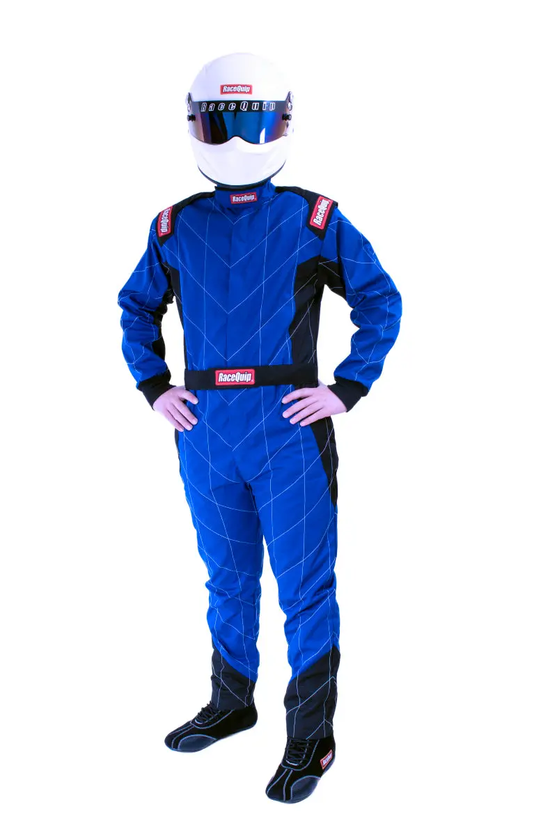 Racequip Blue Chevron-1 Suit - Sfi-1 Xl 1