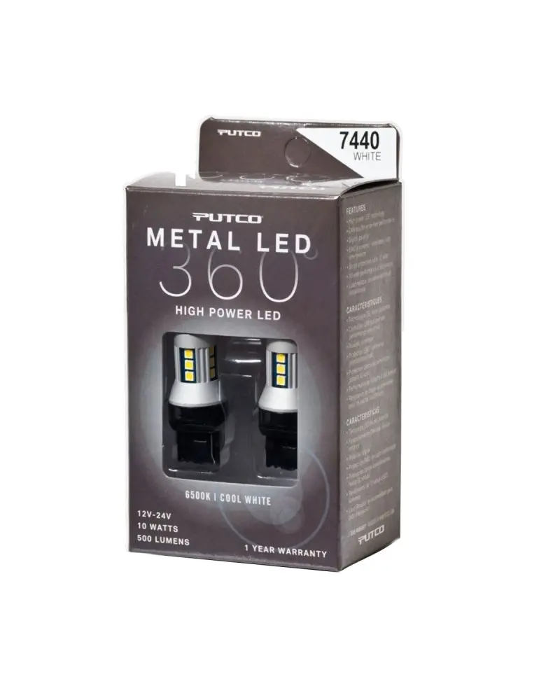 Putco 7440 - White Metal 360 Led 1