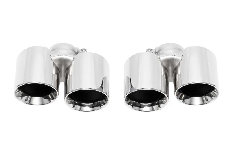 Soul 12-16 Porsche 991.1 Carrera Base (Without Pse) Bolt On Exhaust Tips - Polished Chrome 1
