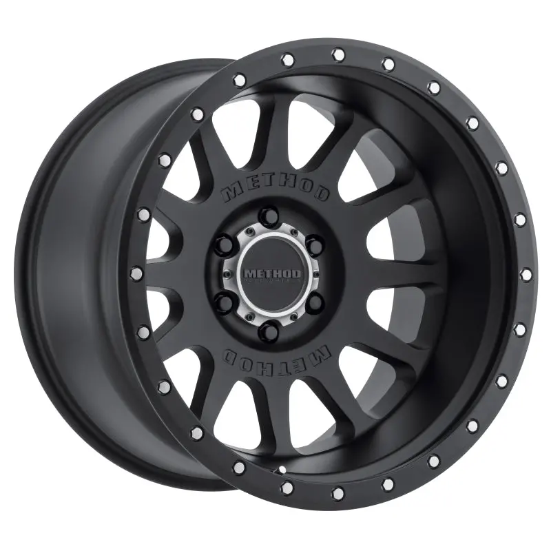 Method Mr605 Nv 20X9 -12Mm Offset 6X5.5 106.25Mm Cb Matte Black Wheel 1