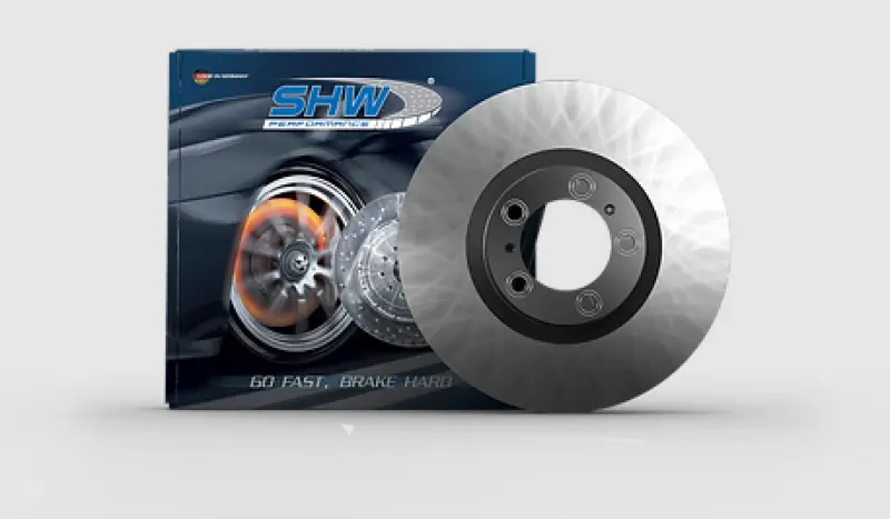 Shw 15-18 Porsche Macan S 3.0L W/O Ceramics Left Front Smooth Monobloc Brake Rotor (95B615301t) 1